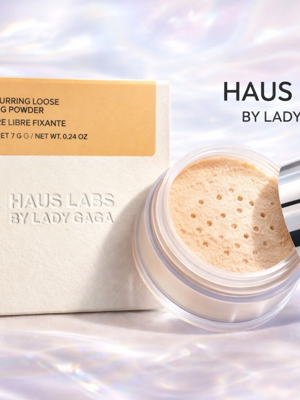 Haus Labs Bio-Blurring Loose Setting Powder - golden